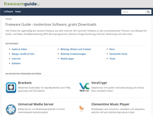 Tablet Screenshot of freewareguide.at